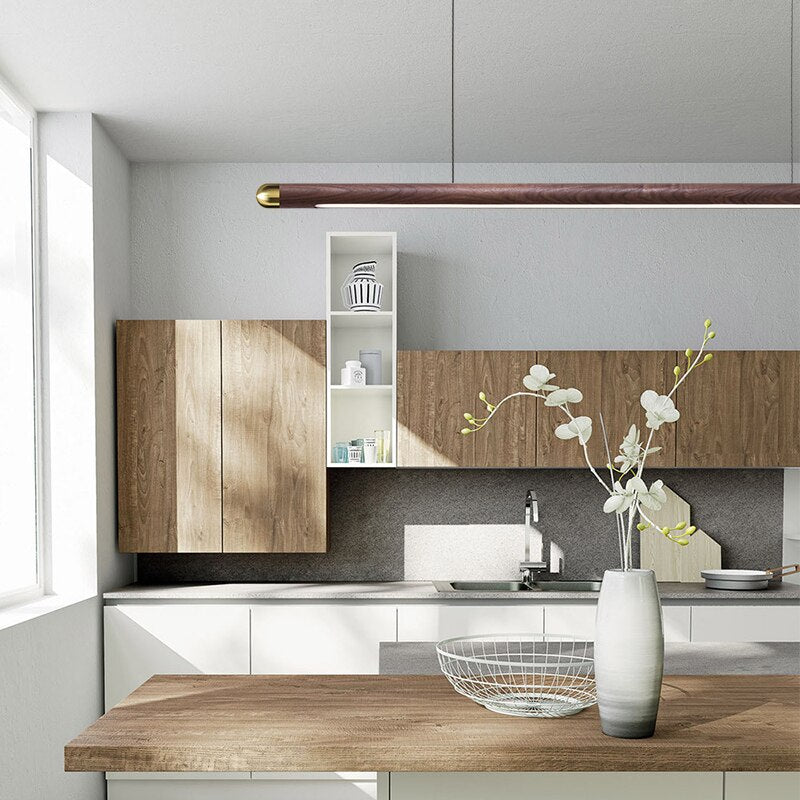 Elegant Wooden Pendant
